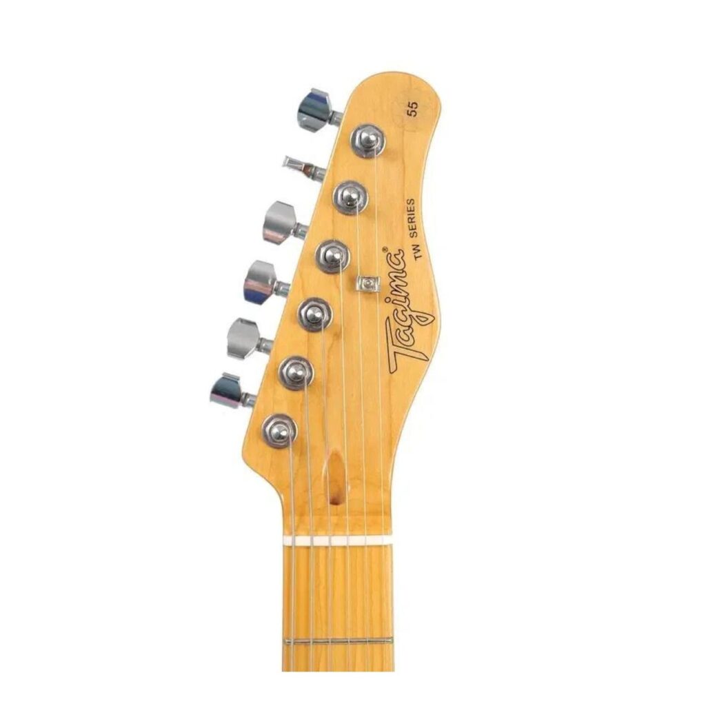 Tagima TW55SLFBK Guitarra Eléctrica Telecaster Butterscotch Placa