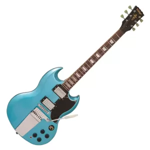 Guitarra Eléctrica Vintage Vs6v Reissued - Sg Gun Hill Blue
