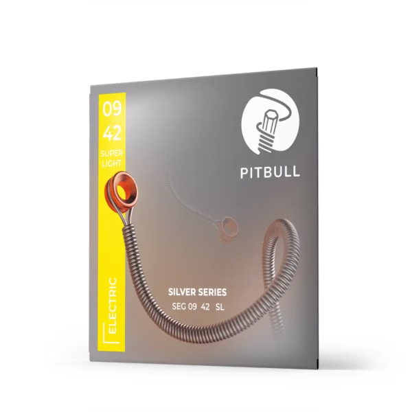 PITBULL - GEG 09-42SL - Set de Cuerdas para Guitarra Eléctrica Silver Series (09-42) - Imagen 1