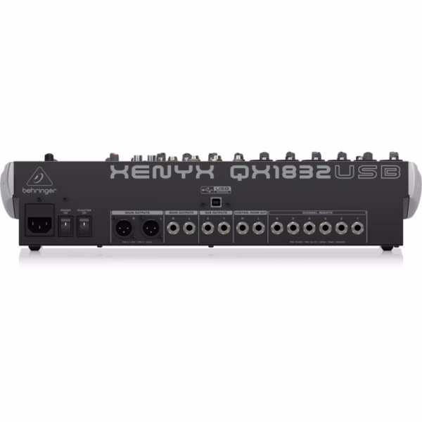 Behringer Xenyx QX1832USB – Mezclador Analógico de 18 Canales con Efectos y USB - Imagen 2