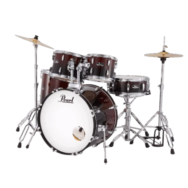 PEARL - Roadshow RS525/757 Garnet Fade – Batería Acústica 5 Piezas + Hi-Hat + Crash 16” + Atriles - Imagen 1