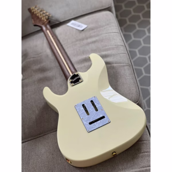 Guitarra Eléctrica Soloking MS-1 Classic Flat Top Vintage White - Wenge Neck Edition - Imagen 3