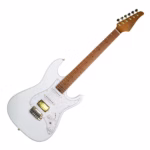 Guitarra Eléctrica Soloking MS-1 Classic MKII Olympic White - Jescar® EVO Gold