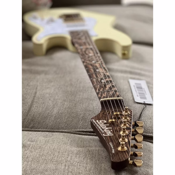 Guitarra Eléctrica Soloking MS-1 Classic Flat Top Vintage White - Wenge Neck Edition - Imagen 2