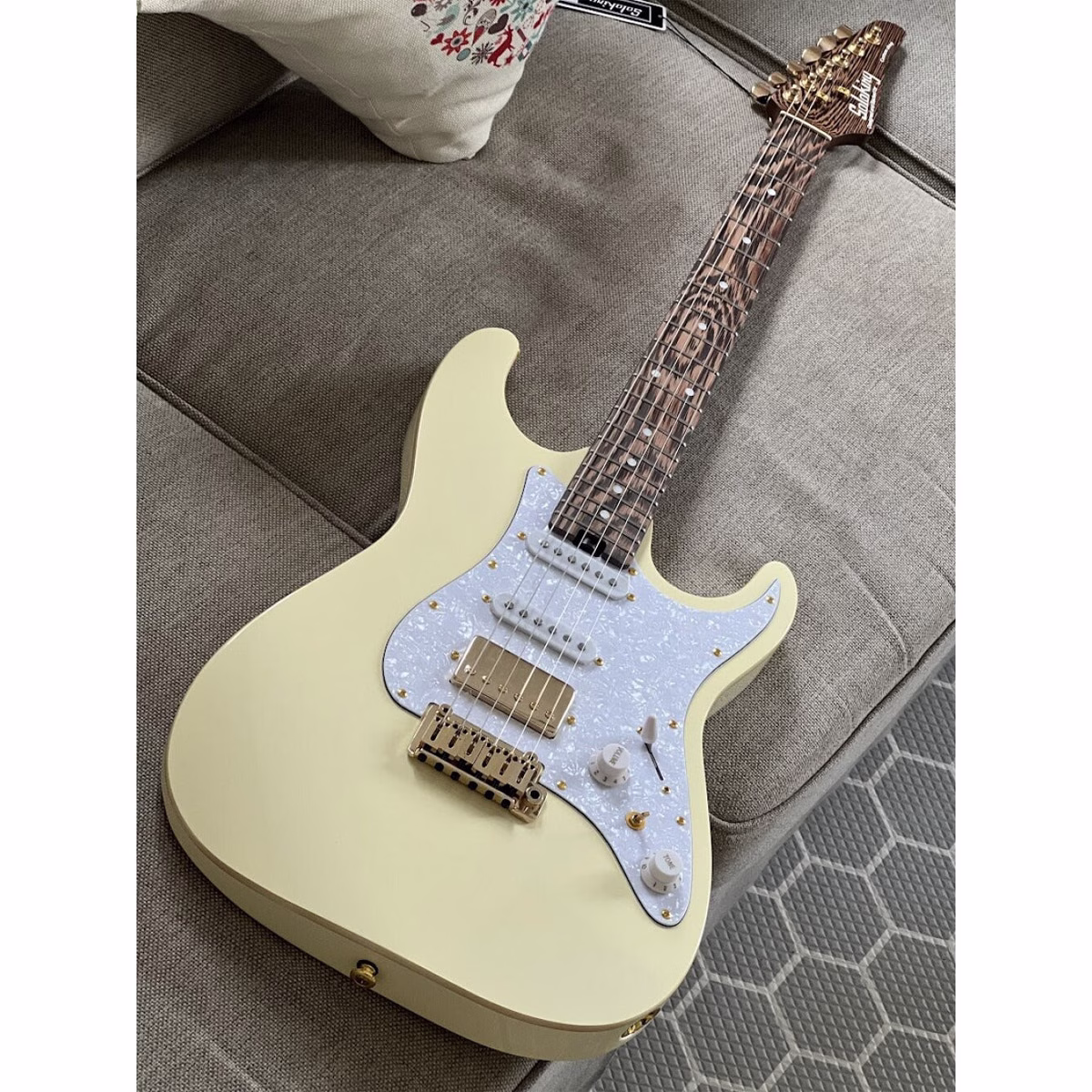0008_74845035736032.avif Guitarra Eléctrica Soloking MS-1 Classic Flat Top Vintage White - Wenge Neck Edition - Imagen 1