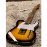 Guitarra Eléctrica Soloking MT-1 FM 22 Deluxe Hotrail - Brown Sunburst - Imagen 4
