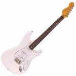 Guitarra Eléctrica Tipo Stratocaster Olympia White Vintage V6JMH