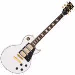 Guitarra Eléctrica Tipo Les Paul 3 Pickup Artic White Vintage V1003AW