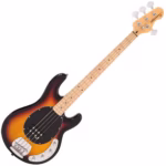 Vintage V965Tsb - Bajo Electrico Activo Tipo Musicman 5 Cuerdas Color Flamed Tobacco Sunburst