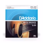 Daddario Ej36 - Set 12 Cuerdas Guit Bronze 80/20 10-47