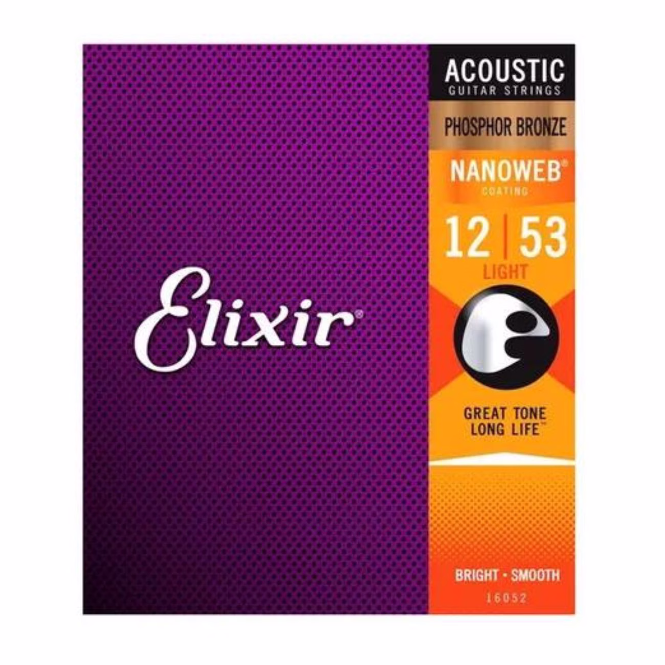 68280987881751-1.avif Elixir 16052 - Set Cuerdas Guitarra Acustica Fosforo Bronce Nanoweb Medium 12/53 - Imagen 1
