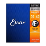 Elixir 12002 - Set Cuerdas Guitarra Electrica Nanoweb 09-42