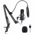 Kit Microfono Condensador Usb Y Auriculares Maono Au-a04h