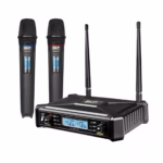 Skp Uhf600Pro - Microfono Inalambrico Doble De Mano Multifrecuencia