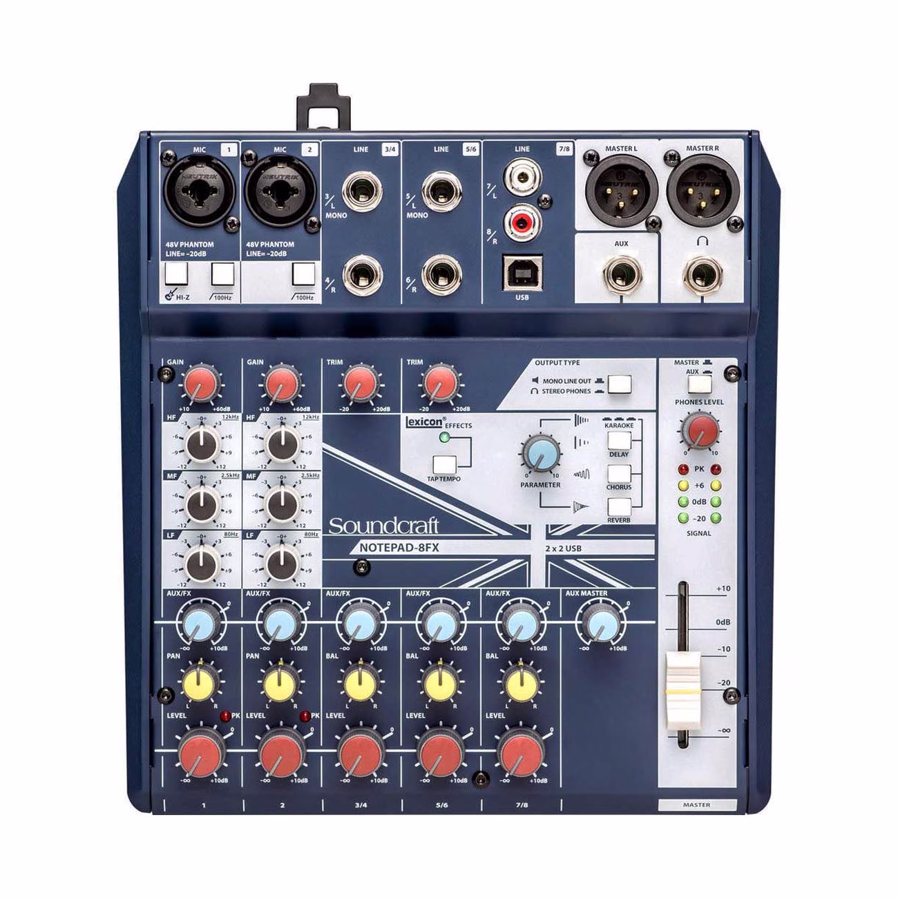 68280990405638-1.avif Soundcraft Notepad 8FX - Consola de audio con interfaz y efectos - Imagen 1