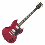 Vintage Vs6Cg - Guitarra Electrica Tipo Sg Color Cherry Acc Dorados