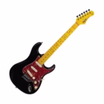 Tagima Tg-530-Bk-Lf/Tt - Guitarra Electrica Strato Negra Placa Tortoise Brazo Maple