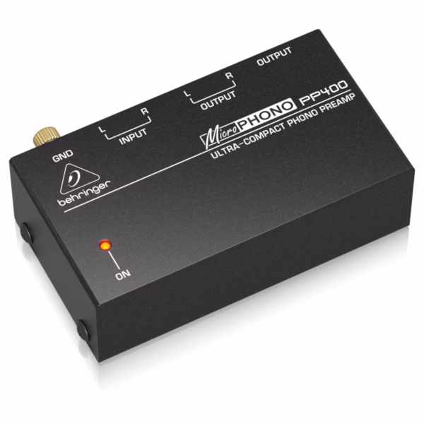 Behringer MicroPHONO PP400 – Preamplificador Compacto para Tornamesa - Imagen 2