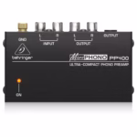 Behringer MicroPHONO PP400 – Preamplificador Compacto para Tornamesa