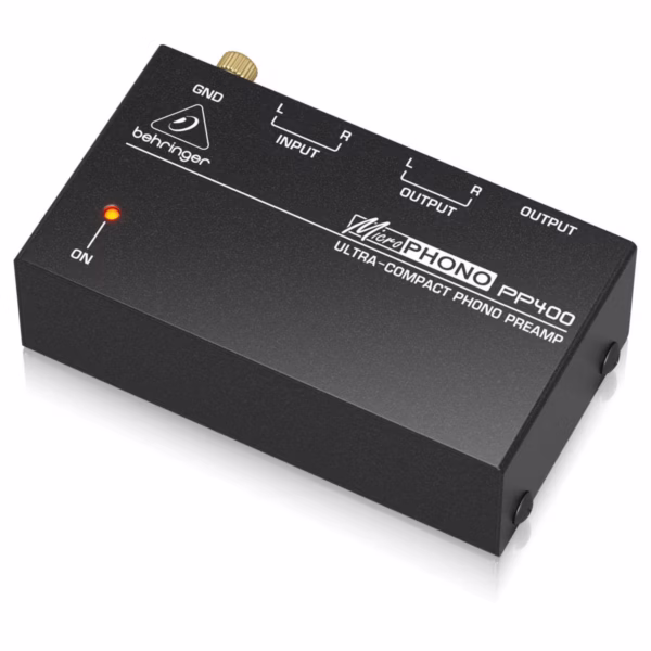 Behringer MicroPHONO PP400 – Preamplificador Compacto para Tornamesa - Imagen 4