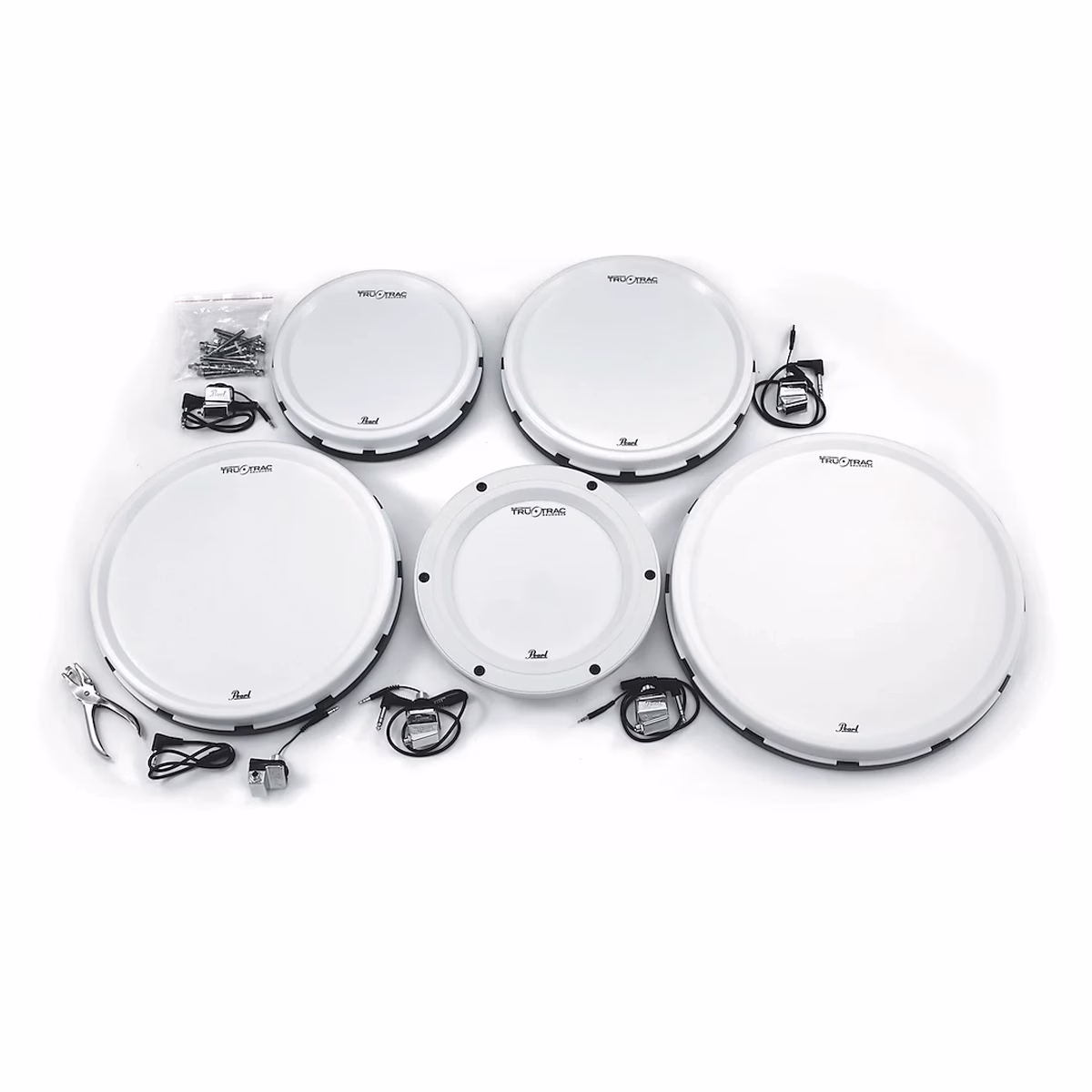 68280994039156.avif E-Pro Tru Trac Set pads batería electrónica 22/10/12/16/14 -Pearl - Imagen 1