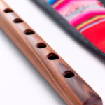 Boliviano -Jacaranda- Quena Jacaranda con Funda Bordada - Imagen 2