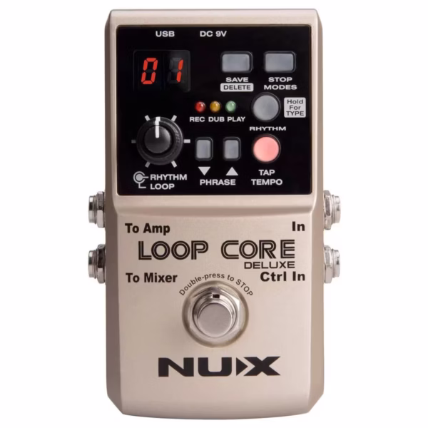 Pedal NUX Loop Core Deluxe 24-bit Looper y Footswitch - Imagen 2