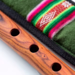 Boliviano - Boq.Hueso - Quena Jacaranda Boquilla de Hueso con funda - Imagen 2