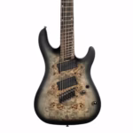 CORT KX507MS-SDB | Guitarra Eléctrica Multi Escala KY Series Star Dust Black - Imagen 2