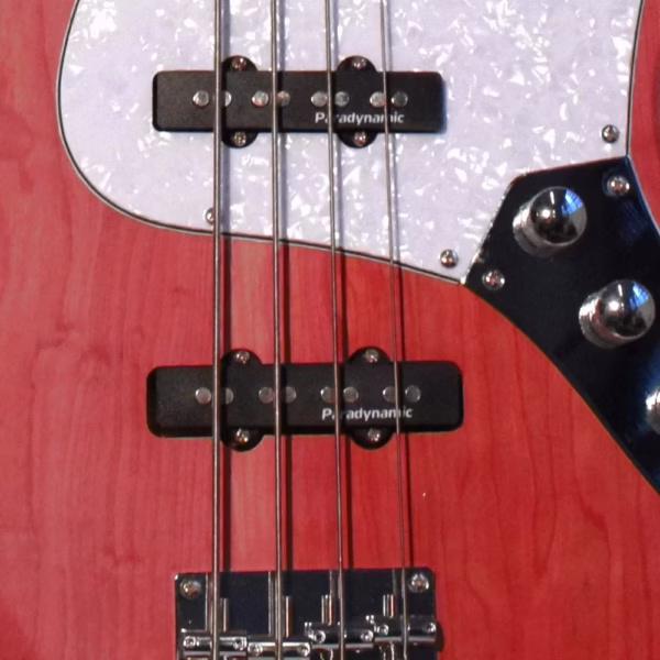 bajo eléctrico de cuatro cuerdas de madera roja Newen JB-REDWOOD - Imagen 2