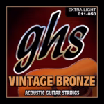 Ghs Vnxl - Set Cuerdas Guitarra Acustica Vintage Bronze 11-50