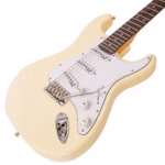 Guitarra Eléctrica Vintage V60VW Stratocaster SSS - Vintage White - Imagen 3