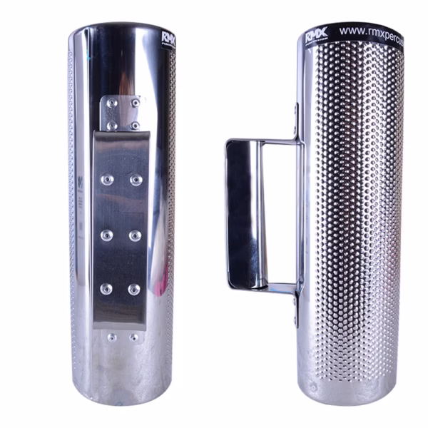 RMX - 12-5 - Güiro Merengue Metálico 12”x5” con Peine - Imagen 2