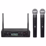 SOUNDBARRIER VOZ2 – Sistema de Micrófono Inalámbrico Doble UHF