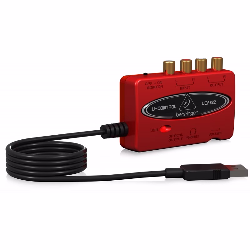 74956660428537.avif Behringer UCA222 U-Control – Interfaz de Audio USB 2x2 - Imagen 1