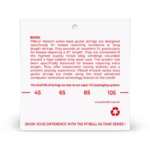 PITBULL - MEB4 L 45-105 - Set de 4 Cuerdas para Bajo Eléctrico – Mutant Series - Imagen 2