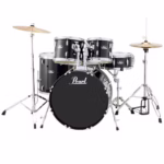 Pearl Roadshow RS525/31 batería acústica 5 piezas + hi-hat + crash 16” + atriles – color black