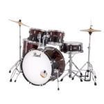 PEARL - Roadshow RS525/757 Garnet Fade – Batería Acústica 5 Piezas + Hi-Hat + Crash 16” + Atriles