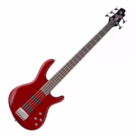 Cort Action Bass V Plus Tr - Bajo Electrico 5 Cuerdas Activo Transparent Red