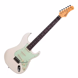 Tagima Tg530Owhlfmg - Guitarra Electrica Strato Olimpic White Placa Mint Brazo Maple
