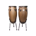 LP - LP646NY-DW - Set de Congas City 10” + 11” con Soporte – Color Dark Wood