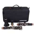 Clarinete Cipriani CL-17P 17 Llaves Bb Negro con Estuche - Imagen 2