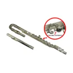 Flauta Traversa Curva Etinger FLT-61E Silver con Estuche - Imagen 3