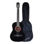 Guitarra Clásica Scorpion SCG-030 39″ Negra – Nylon con Funda - Imagen 4